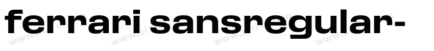 ferrari sansregular字体转换 ferrari sansregular字体转换